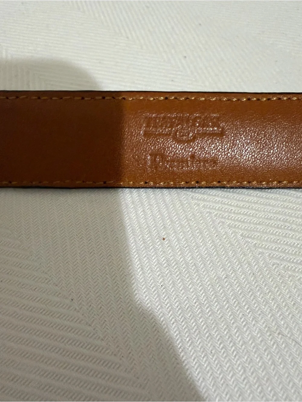 Trafalgar Black Belt Classic Vintage Embossed Leather Crocodile USA 34